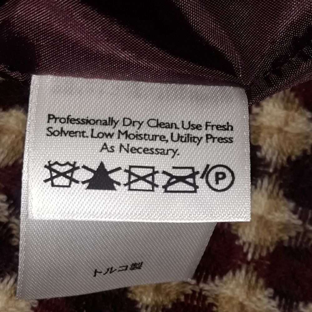 Vtg 80's Eddie Bauer Wool‎ Plaid Pencil Skirt Sz M Maroon Check Academia Grunge - Picture 10 of 10